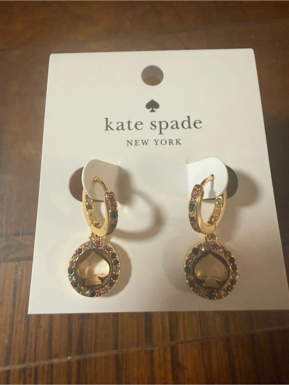 kate spade gold hoop
